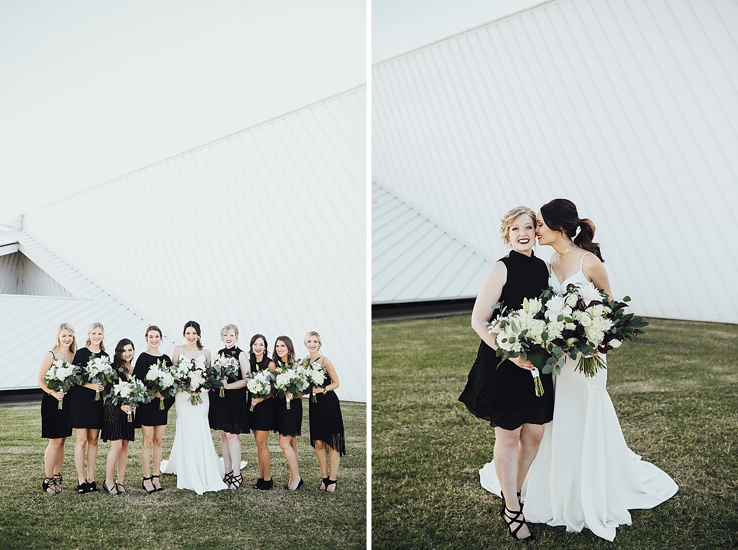 Minimalist Modern Black And White Wedding In Okc Modern Wedding Photog Rachel Waters Oklahoma City Wedding Lifestyle Photography Award Winning Destination Wedding Photographers